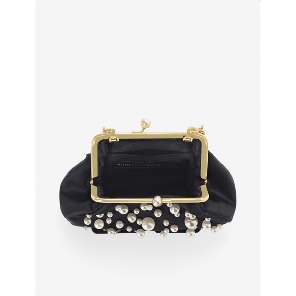 WHBM FAUX PEARL CLUTCH - Picture 2 of 8